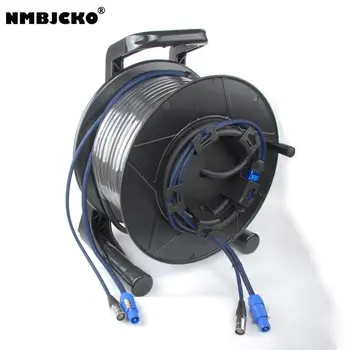 NMBJCKO CAT6 3pin putere 2channel șarpe Cablu pentru display Digital ecran Digital Audio Cablu 30M Rola
