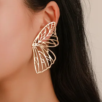 Noi fashionPierced Aripă de Fluture Știfturi de Ureche Pentru Femei fată Accesorii