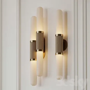 Nordic Designer Restaurant de Lux Dormitor Noptieră cu Lampă de Perete Modernă de Fundal de Perete Model de Camera Tranșee Simplu Decorativă cu LED-uri Lumina