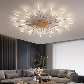 Nordic Lampă de Tavan Minimalist Modern, Creativ LED-uri de Iluminat Living, Dormitor, Mese de Studiu Decor Acasă Înstelat Art Candelabru