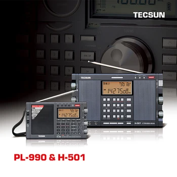 Original Tecsun PL-990 Full band HF FM SUNT SW SSB Receptor Radio Music Player Bluetooth Speaker PL990