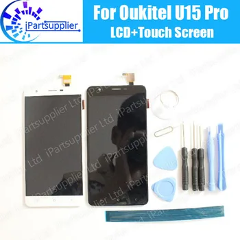 Oukitel U15 Pro Display LCD+Touch Screen 100% Original LCD Digitizer Panou de Sticlă de Înlocuire Pentru Oukitel U15 Pro+instrumente+adeziv