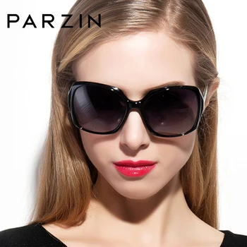 PARZIN Designer de Brand Mare ochelari de Soare Cadru Nuante Pentru Femei de Moda Cadru Oval Calitate Reală de sex Feminin de ochelari de Soare Polarizat