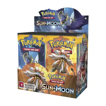 Pokemon TCG: Sun & Moon Booster Afișează Caseta (36 Cutii) Carduri Pokemon pentru Copii Jucarii Picătură de Transport maritim en-Gros