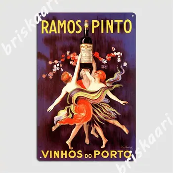 Porto Ramos Pinto Epocă Băuturi Poster Placa De Metal Poster Personalizat De Perete Decor De Cinema, Camera De Zi Tin Semn Postere