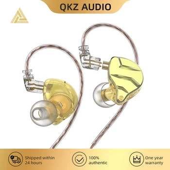 QKZ ZX1 ZSN Pro Căști În Ureche Tehnologie de Amestecare 1DD HIFI Bass Metal, Dopuri de urechi Mișcarea de Reducere a Zgomotului Poate Fi Schimbat Linia