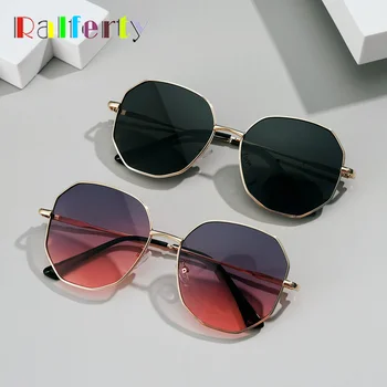 Ralferty Supradimensionate pentru Femei ochelari de soare de Designer de Brand Neregulate Ochelari de Soare pentru Femei de Moda 2021 Cadru Metalic Nuante zonnebril dames