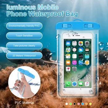 Rezistent la apa Cazuri Universal Transparent PVC Telefon Mobil Sac Impermeabil Caz de Protecție pentru iPhone 13 12 11 Xiaomi Samsung