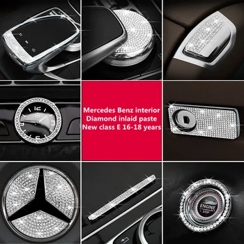 Scaun Reglați Butonul Capacul de Evacuare a Aerului Trim Diamant Accesorii de Interior Pentru Mercedes Benz E Class E300L E200L W213 Volan