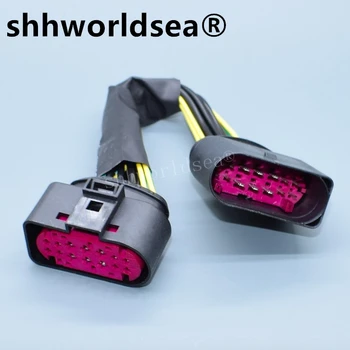 shhworldsea 14 Pin 1J0973737 1J0973837 1,5 mm 3.5 mm rezistent la apa Auto Conector Lampa Soclu Pentru Audi BMW VW