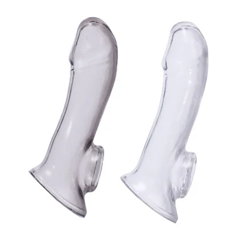 Silicon Barbati Penis Sleeve Marirea Penisului Prezervative Extensie a Penisului Mâneci pentru Adult Intim Bunuri Refolosibile Prezervativ Inele pentru Penis