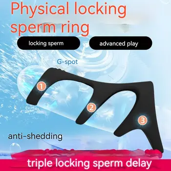 Silicon Reutilizabile Penis Manșon Flexibil pentru mărirea Penisului Extender Intarziere Ejaculare Penis Inel Maneca Cockrings Jucarii Sexuale pentru Barbati
