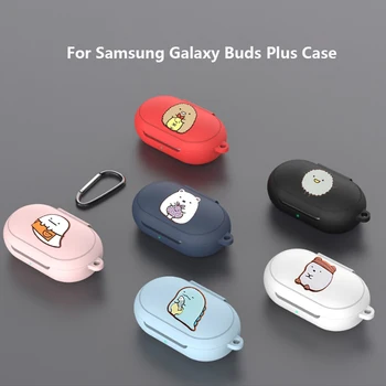 Stil de desen Animat dragut Caz Pentru Samsung Muguri & Muguri+ Căști fără Fir Plin Capac Caz TPU Silicon de Protecție Funda