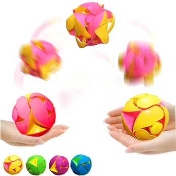 Transport gratuit 10cm Magic Ball Culoare-Flipping Ball Pitch Comutator de Culoare Mingea Băiat Fată Ziua de nastere Cadou Magic Ball Jucărie 2021