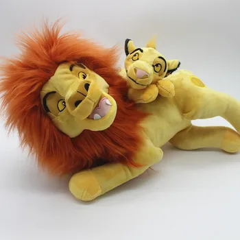 Transport Gratuit Original Regele Leu Simba Si Mufasa Tatăl Și Fiul Jucărie De Pluș Moale Băiat Papusa Pentru Copii Cadouri