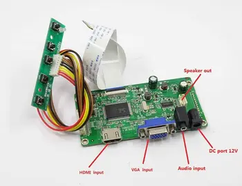 Yqwsyxl kit pentru B140HAN01.1 HDMI + VGA LCD LED LVDS EDP Placa de sistem Driver