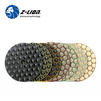Z-LEU Uscat Flexibil Tampon de Lustruire 7pcs/Set de 3 Inci Diamond Disc de Șlefuire Pentru Marmura Granit 80mm Uscata Premium Lustruire Piatra