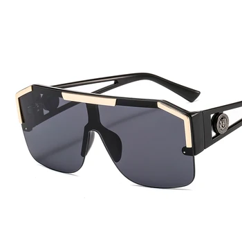 ZLY 2020 Nou Scut ochelari de Soare Barbati de Moda pentru Femei de Culoare Lentila Cadru din Aliaj de Înaltă Calitate Dreptunghi de Brand Designer de ochelari de Soare UV400